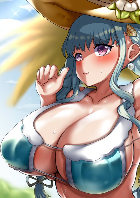 #デスチャFanart
 #デスチャ

夏っぽい絵あった!
マーキュリーちゃんすこ… 