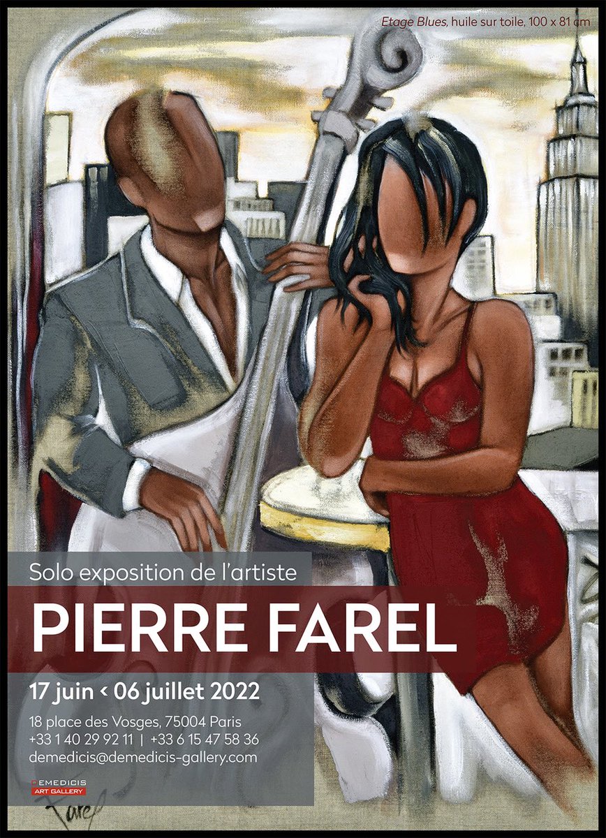 pierrefarel's tweet photo. 20 ans d’expositions et de collaboration avec la galerie de Médicis 18 place des Vosges Paris, et ma nouvelle expo à partir du 17 juin et jusqu’au 06 juillet 2022 https://t.co/yZKMQ0qUz3