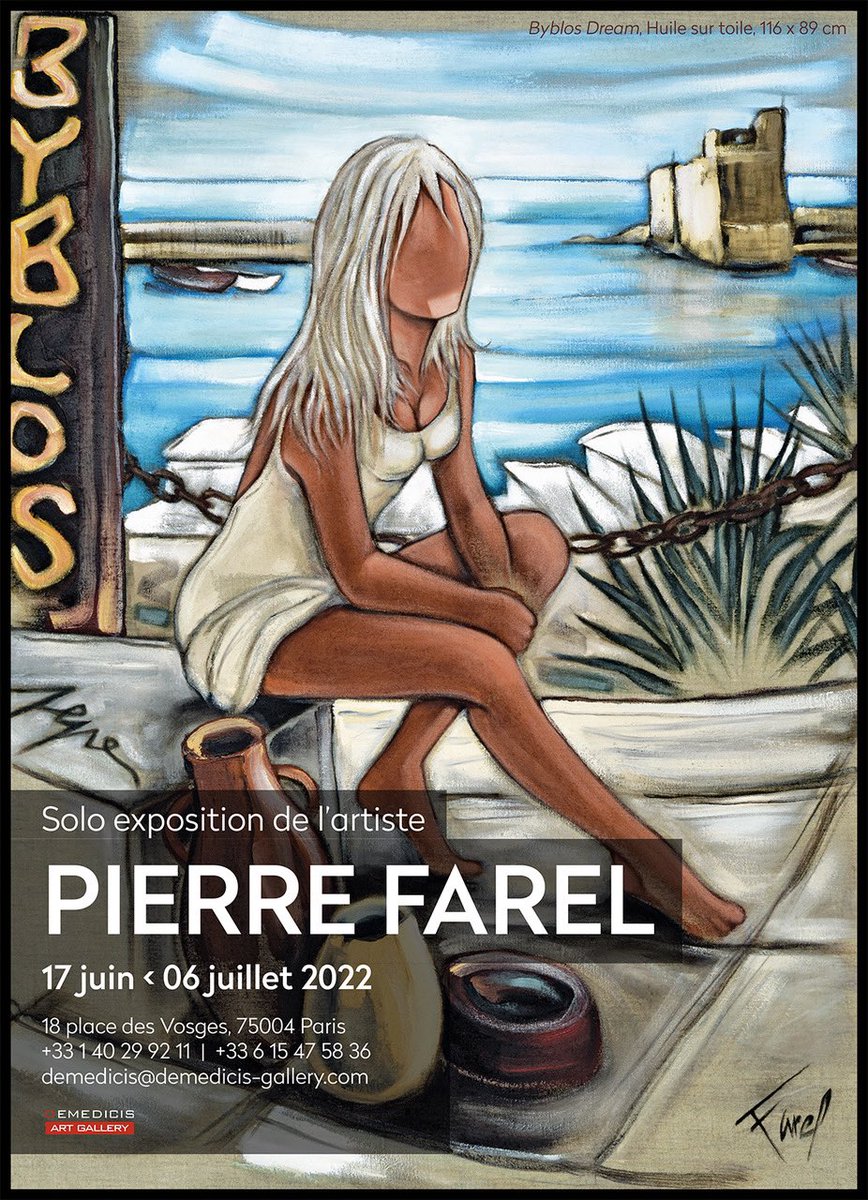 pierrefarel's tweet photo. 20 ans d’expositions et de collaboration avec la galerie de Médicis 18 place des Vosges Paris, et ma nouvelle expo à partir du 17 juin et jusqu’au 06 juillet 2022 https://t.co/yZKMQ0qUz3