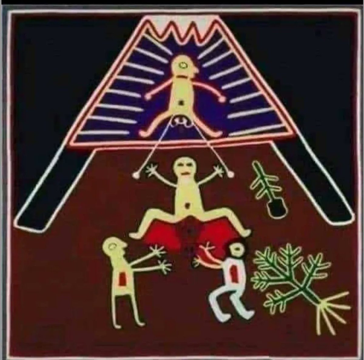 UtterlyInterest's tweet photo. The Huicho Tribe in Mexico believed the pain of childbirth should be shared and would tie up the father's testicles, giving the rope to the mother to pull during childbirth. https://t.co/l2TdQuentT