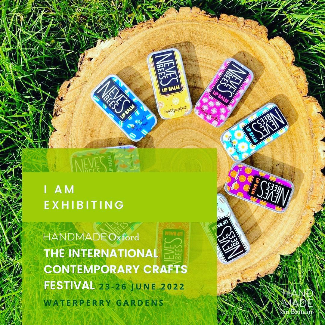 nevesbees's tweet photo. Really looking forward to exhibiting at Waterperry Gardens next week for the @handmadebritain event π€© do come say hello if youβre there π #handmade #handmadebritain #handmadeoxford #handmadeinbritain https://t.co/dvL9QCPdEi