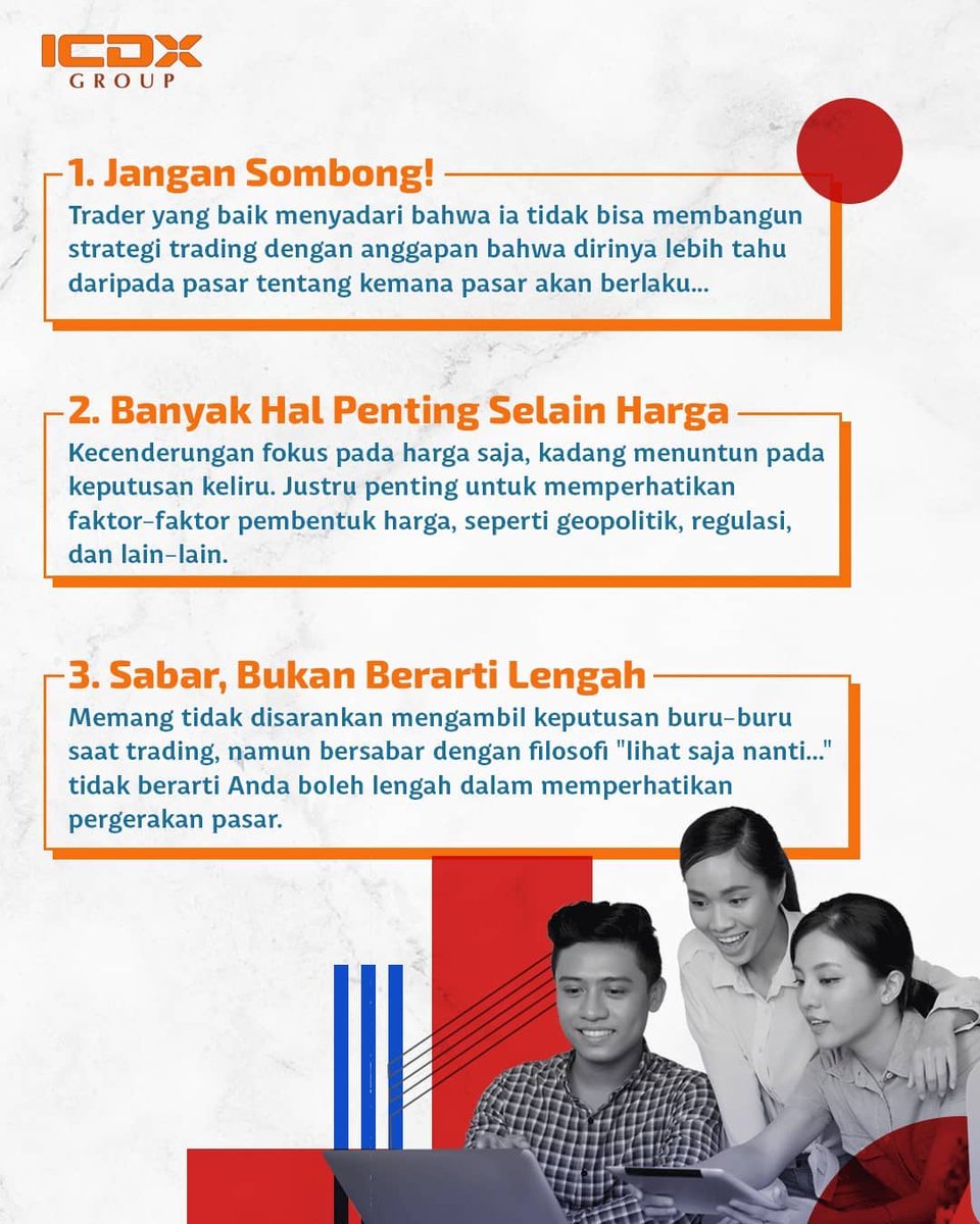 ICDXgroup's tweet photo. Ini dia 3 hal simple yang perlu Anda ingat selama trading agar bisa dapat peluang untung maksimal dan terhindar dari stres!
#BursaMasaKini #GoTrading https://t.co/oLtVz7BqjZ