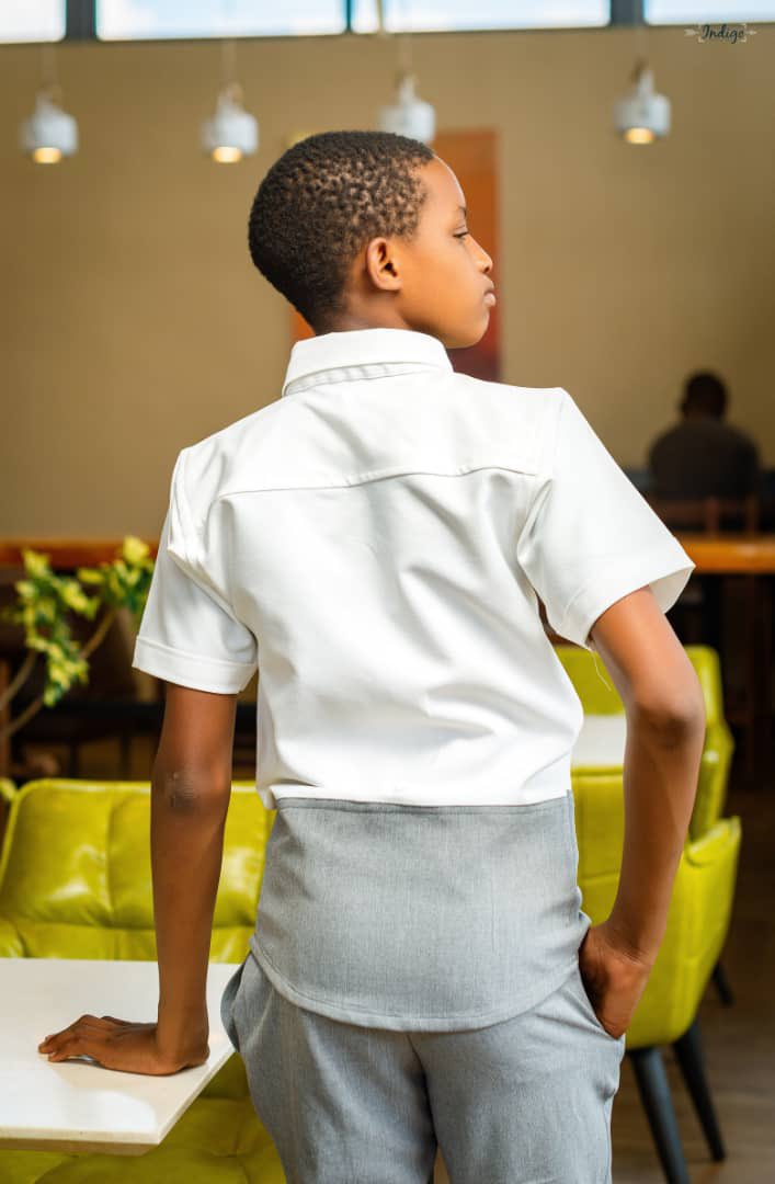 NgugiDesigns's tweet photo. Smart casual for a young teen boy by N.I designs under this years Children collection https://t.co/56tOJluiUo