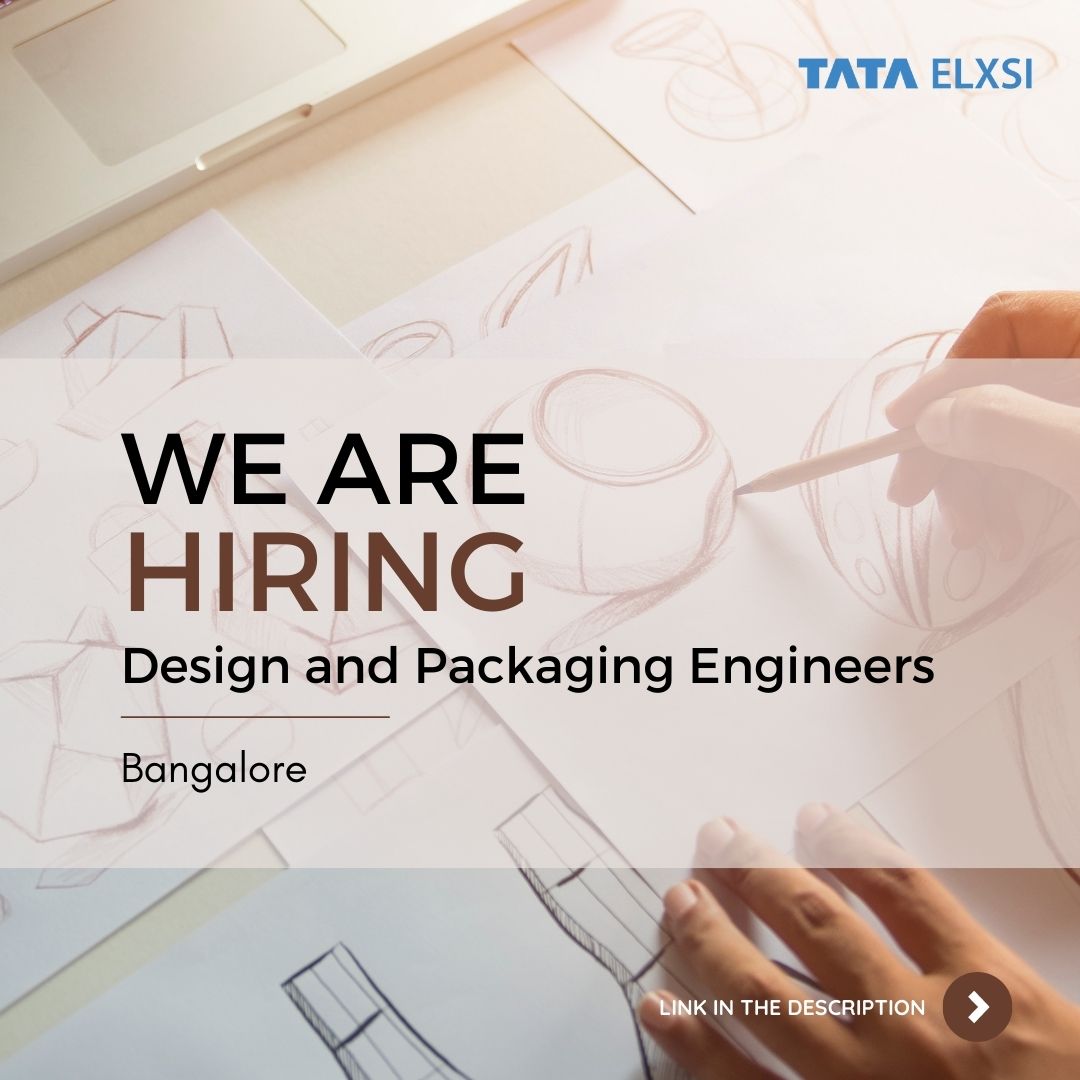 tataelxsi's tweet photo. We're looking for Design and Packaging Engineers.
To apply, click here: https://t.co/m3YiutzZlJ
#tataelxsi #tataelxsijobs #engineering #careers #jobopportunities #designengineers #packagingengineers #designandpackaging #mechanical #transmission #powertrain https://t.co/cBQonKt0GE
