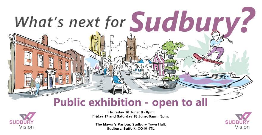 TownOfSudbury's tweet image. A public exhibition "What’s Next for Sudbury" will be held in Town later this week showcasing plans and proposals for the future of Sudbury. #Cinema #HamiltonRoad #MarketHill #BelleVue 

Find out more: crowd.in/Mg2xHS 
 @BaberghDistrict