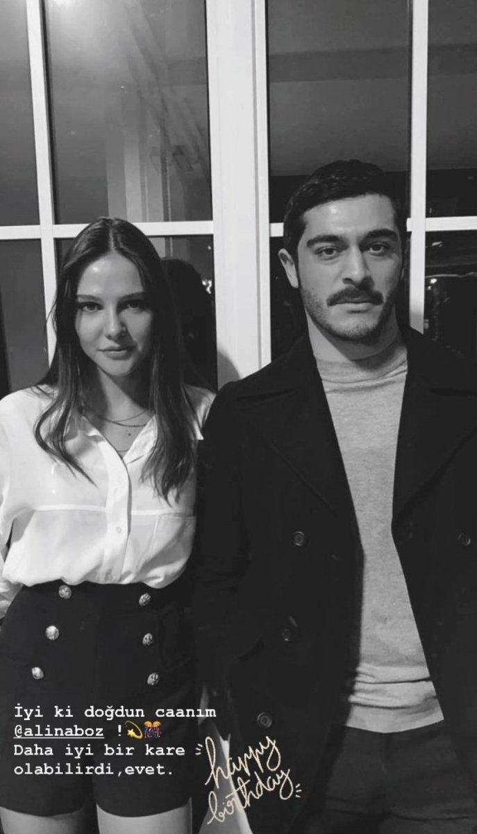 BurakDenizArab's tweet photo. الرائع بوراك دينيز يهنئ صديقته الينا بوز بيوم ميلادها: لحسن الحظ أنكِ ولدتي يا روحي! كان يمكن أن تكون صورة أفضل ، نعم
#BurakDeniz
#AlinaBoz https://t.co/saqbvb2NZH