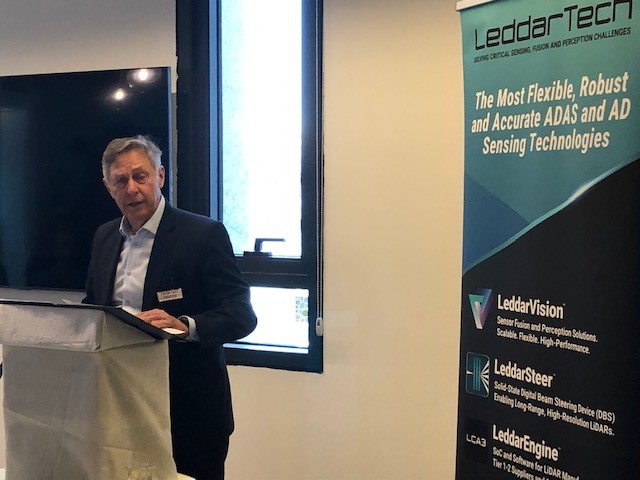 CanEmbIsrael's tweet photo. Quebec City-based sensing solutions Autotech company @Leddar_Tech’s CEO, Charles Boulanger, was in Israel this week to officially open their expanding Israeli development office #tcs_sdc #ADAS #AD #innovation https://t.co/VIuL5mqaxe