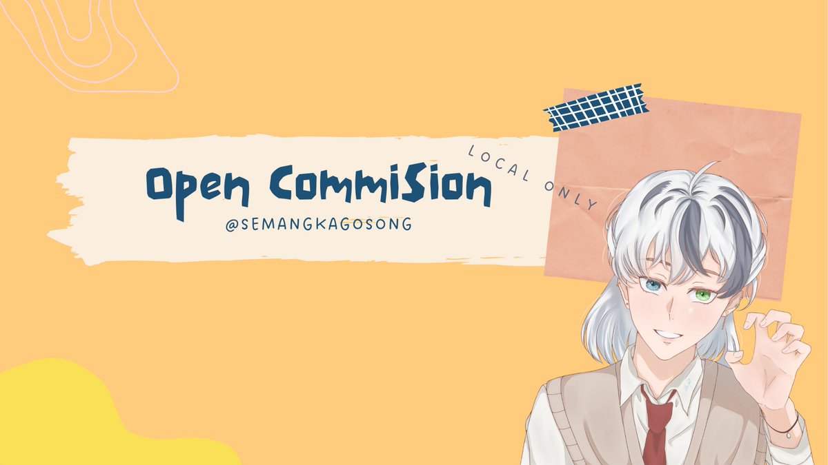 semangkagosong's tweet photo. [LIKES &amp; RTS ARE HIGHLY APPRECIATED]

Haiii, Cream buka komisi untuk lokal!! 
Untuk sekarang slot terbatas, jadi ayo cepet jajan di aku (＾3＾♪

Feel free to dm me, yaa!!

@CmsnArtist_Id
#commissionsopen #opencommissions #artidn #CommissionSheet https://t.co/aZ6jmOtaCT