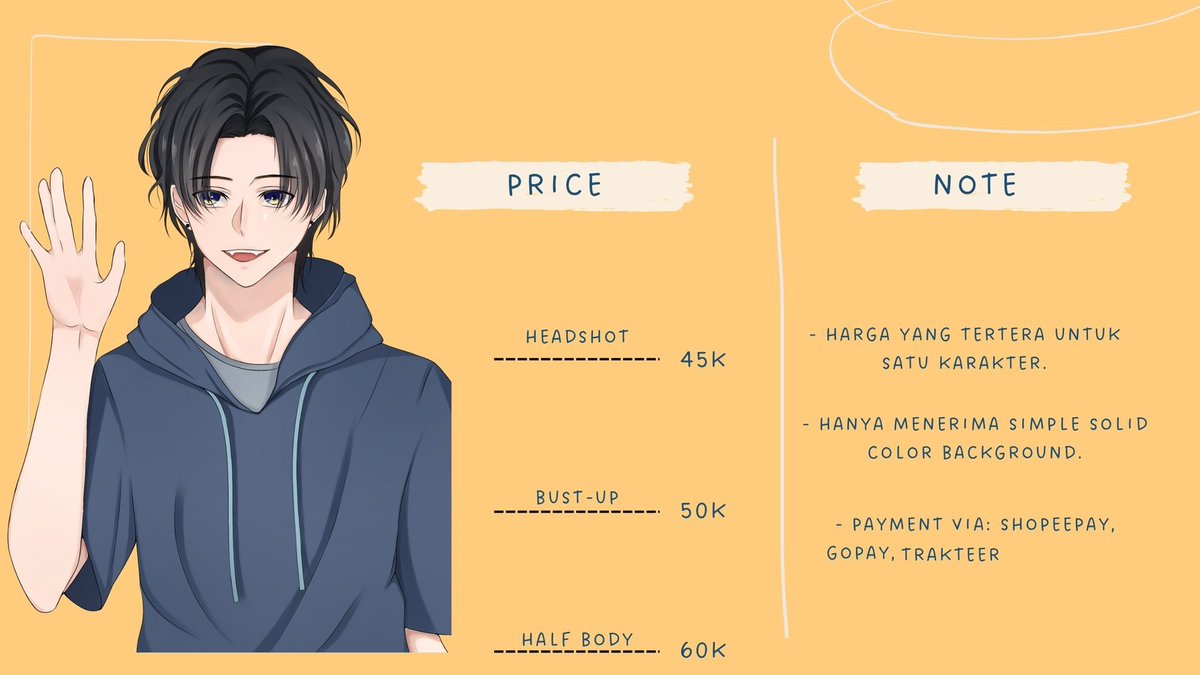 semangkagosong's tweet photo. [LIKES &amp; RTS ARE HIGHLY APPRECIATED]

Haiii, Cream buka komisi untuk lokal!! 
Untuk sekarang slot terbatas, jadi ayo cepet jajan di aku (＾3＾♪

Feel free to dm me, yaa!!

@CmsnArtist_Id
#commissionsopen #opencommissions #artidn #CommissionSheet https://t.co/aZ6jmOtaCT