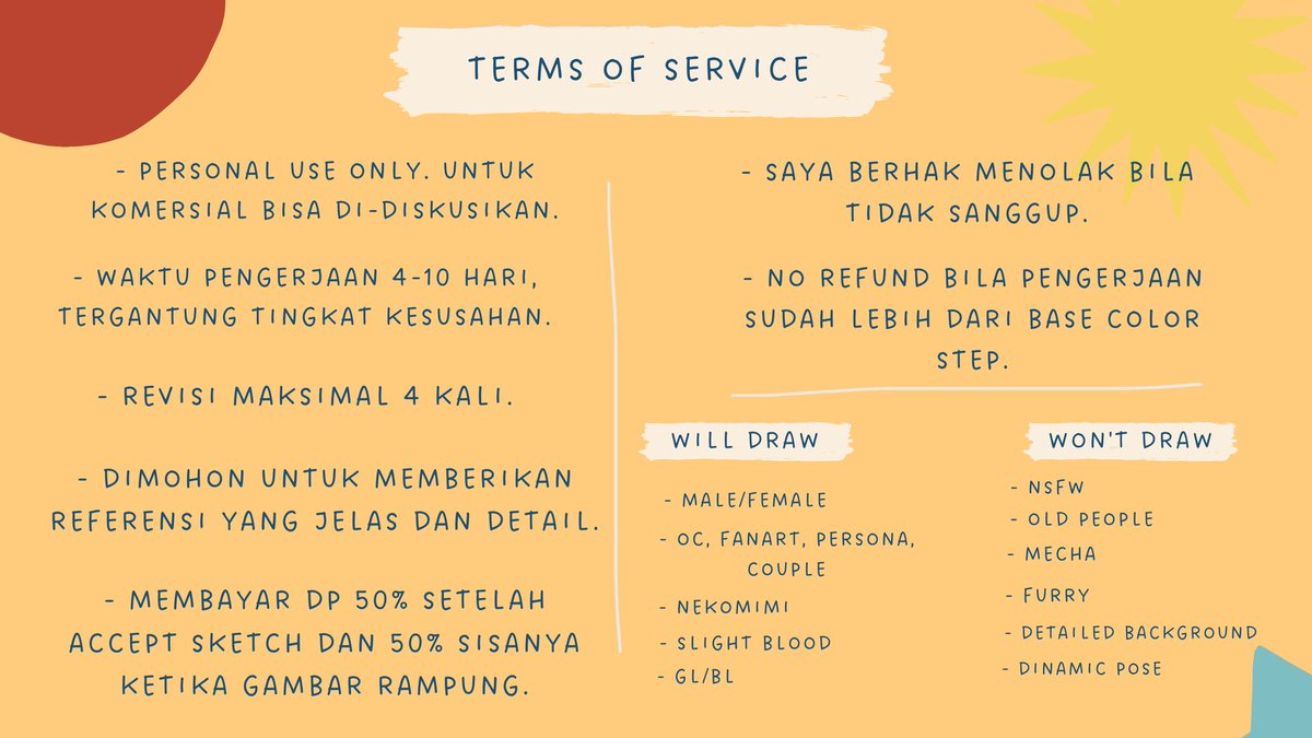 semangkagosong's tweet photo. [LIKES &amp; RTS ARE HIGHLY APPRECIATED]

Haiii, Cream buka komisi untuk lokal!! 
Untuk sekarang slot terbatas, jadi ayo cepet jajan di aku (＾3＾♪

Feel free to dm me, yaa!!

@CmsnArtist_Id
#commissionsopen #opencommissions #artidn #CommissionSheet https://t.co/aZ6jmOtaCT