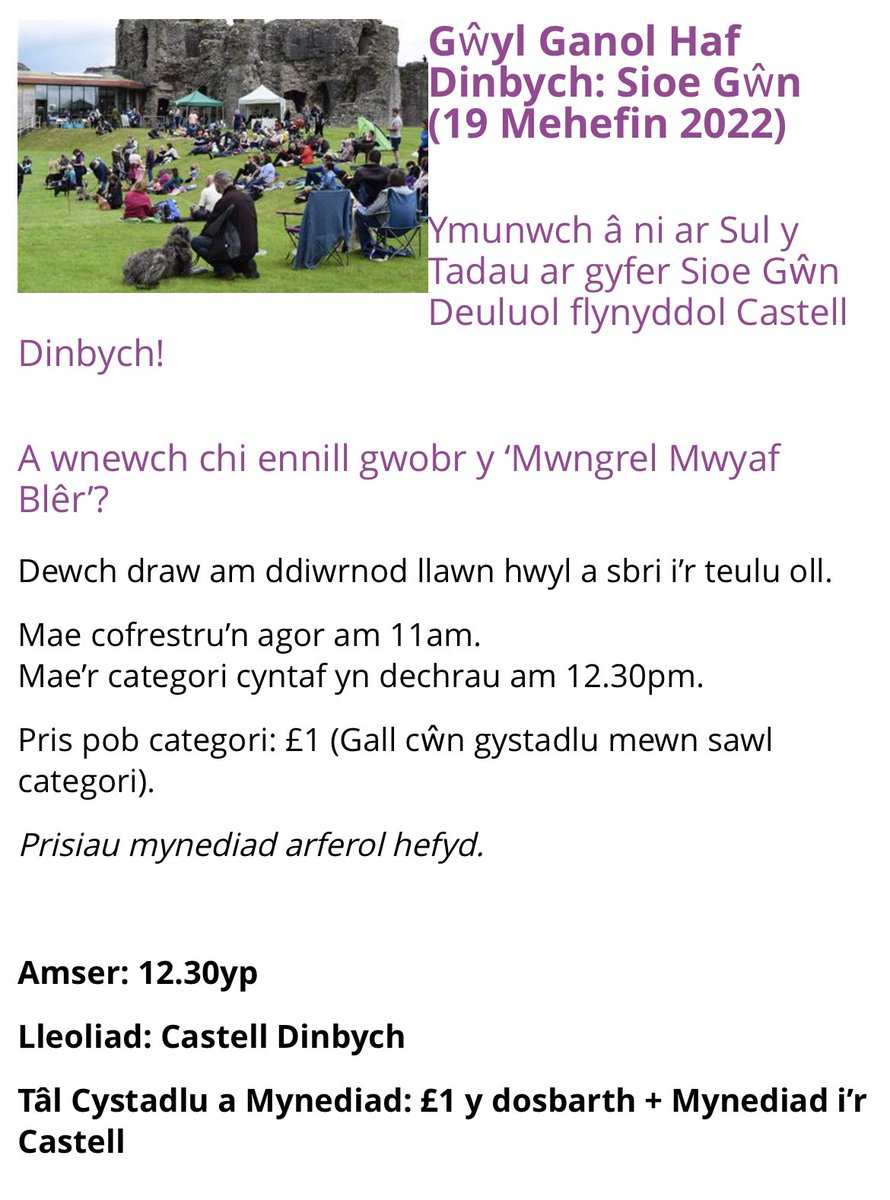 #GwylGanolHafDinbych 🌻#Dinbych