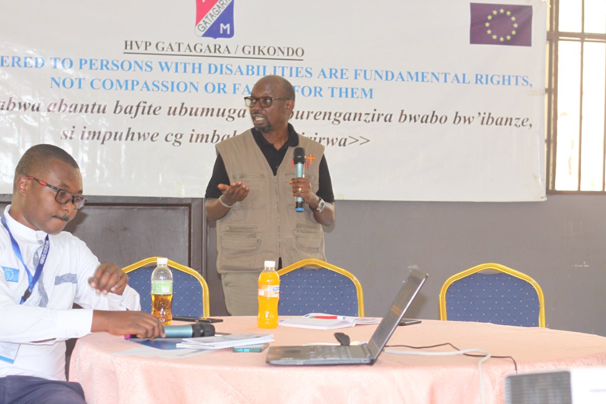 hvpgatagaraGik's tweet photo. As a reminder, the EU supported project (Enhancing access to quality education, inclusion and community well-being for children with intellectual disabilities and their families in Kicukiro district, City of Kigali) is being implemented by HVP Gatagara in partnership with CBM CO. https://t.co/ifmmAP2HS4