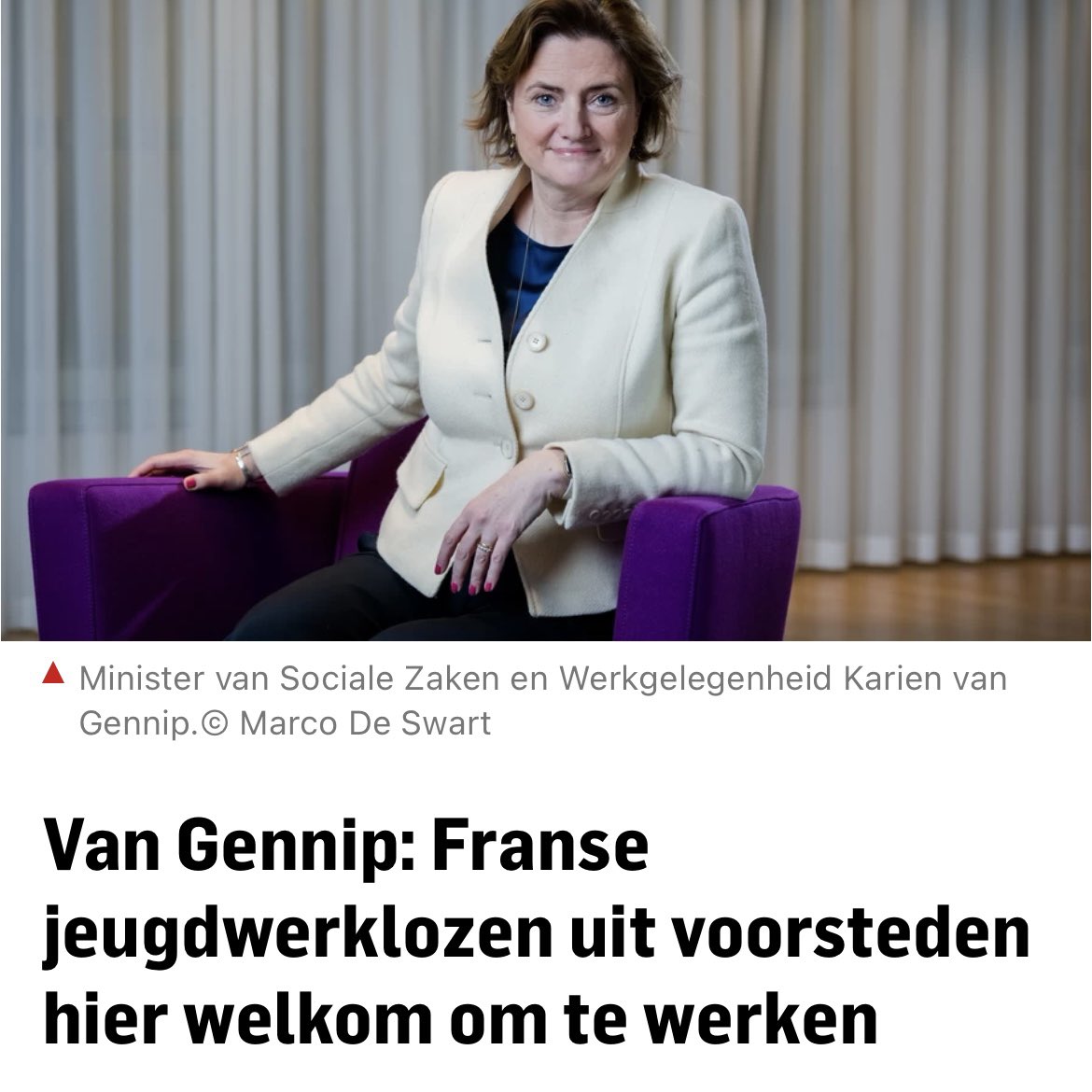 fvdemocratie's tweet photo. Het kabinet wil werkloze ‘jongeren’ uit Franse banlieues naar Nederland halen. Waanzin. Laagopgeleide Afrikanen, verantwoordelijk voor onveiligheid en criminaliteit in de buitensteden, hebben niets te zoeken in Nederland. Werken en wonen is hier voor onze eigen mensen. #FVD https://t.co/cGnvIW5ohf