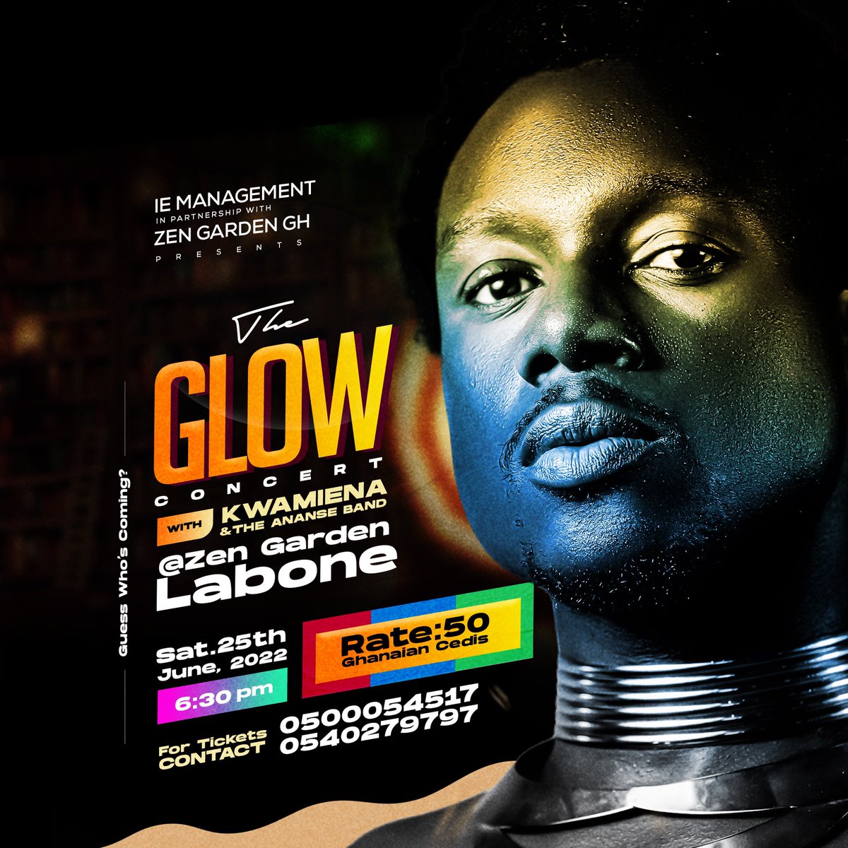 kwamiena's tweet photo. Itโs Finally Happening
IE Management and Zen Garden Gh present
THE GLOW CONCERT
With KWAMIENA and the Ananse Band
Date: 25th June, 2022
Venue: Zen Garden, Labone
Time: 6:30pm
Rate: 50gh (available at the gate)
#Trending #glowconcert #Kwamiena #GhanaMusic #livemusic #accra https://t.co/vueAGBieU8