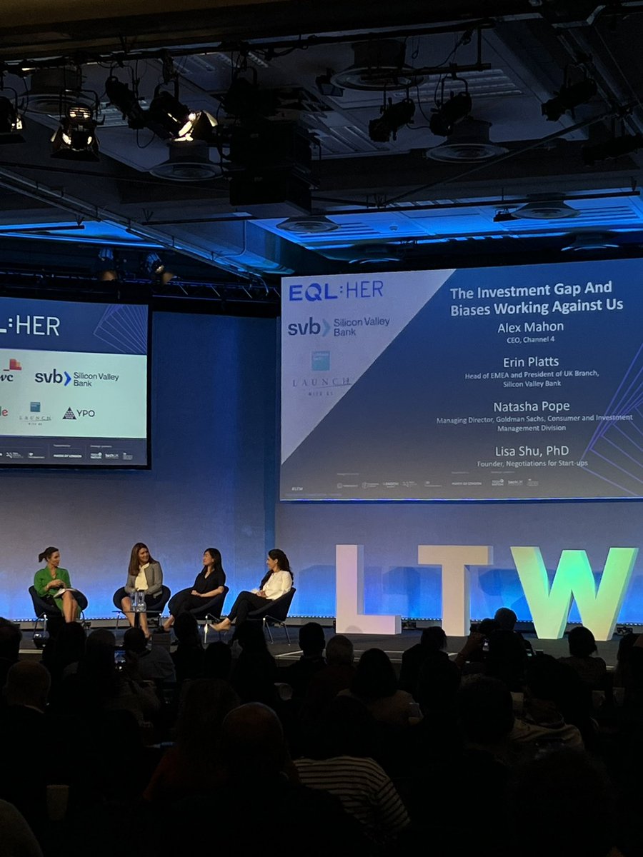 When more than 90% of all tech investment in Europe goes to white men, this is a conversation that desperately needs to be had… thank you <a href="/LDNTechWeek/">London Tech Week</a>!