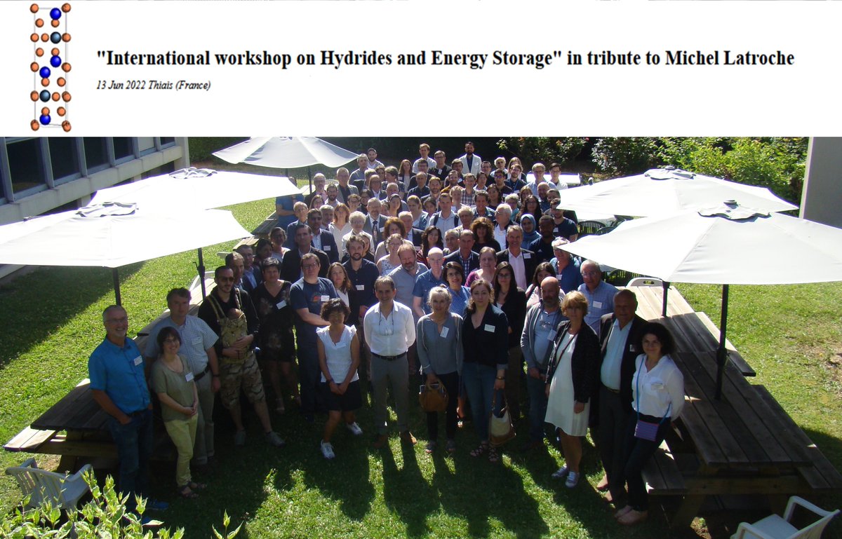 CuevasFermin1's tweet photo. Yesterday, we held at #ICMPE the "International workshop on Hydrides and Energy Storage" in tribute to Michel Latroche and Annick Percheron-Guégan. A memorable day. High quality talks and faithful testimonies. The day will keep in our memory forever. Thanks to all participants! https://t.co/EY4flIRh4n