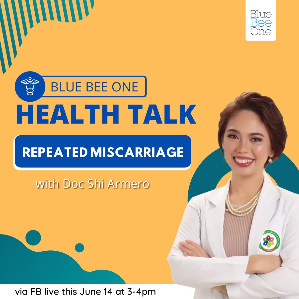 BlueBeeOne's tweet image. REPEATED MISCARRIAGE? 

WATCH US LIVE ➡️  facebook.com/bluebeeoneph