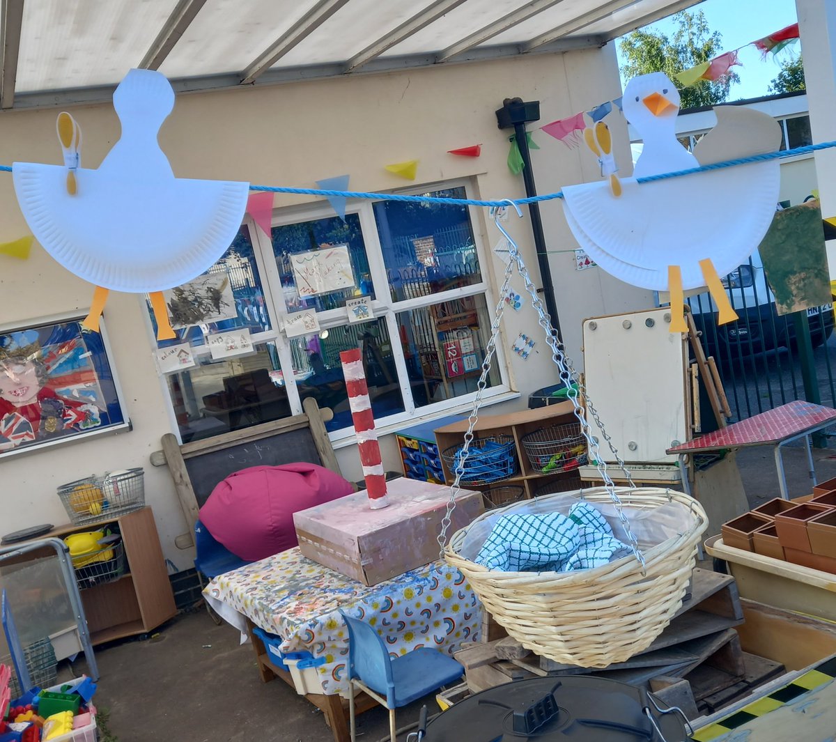 Lowe20Mrs's tweet photo. @NurseryAPS @AveleySchool This term's topic is'Splash'.
Last we we enjoyed listening to the story of 'Tiddler'; this week we are listening to 'The Lighthouse Keeper's Lunch'.
We made an Aquarium and we are now working on our Lighthouse.
Do you like it? https://t.co/bLWqg18dYo
