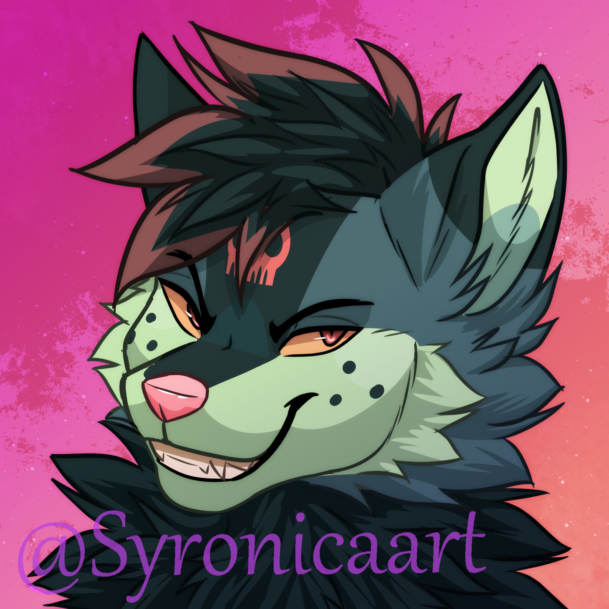 Syronica on X: Commission from Discord! #protogen #furry #fursona