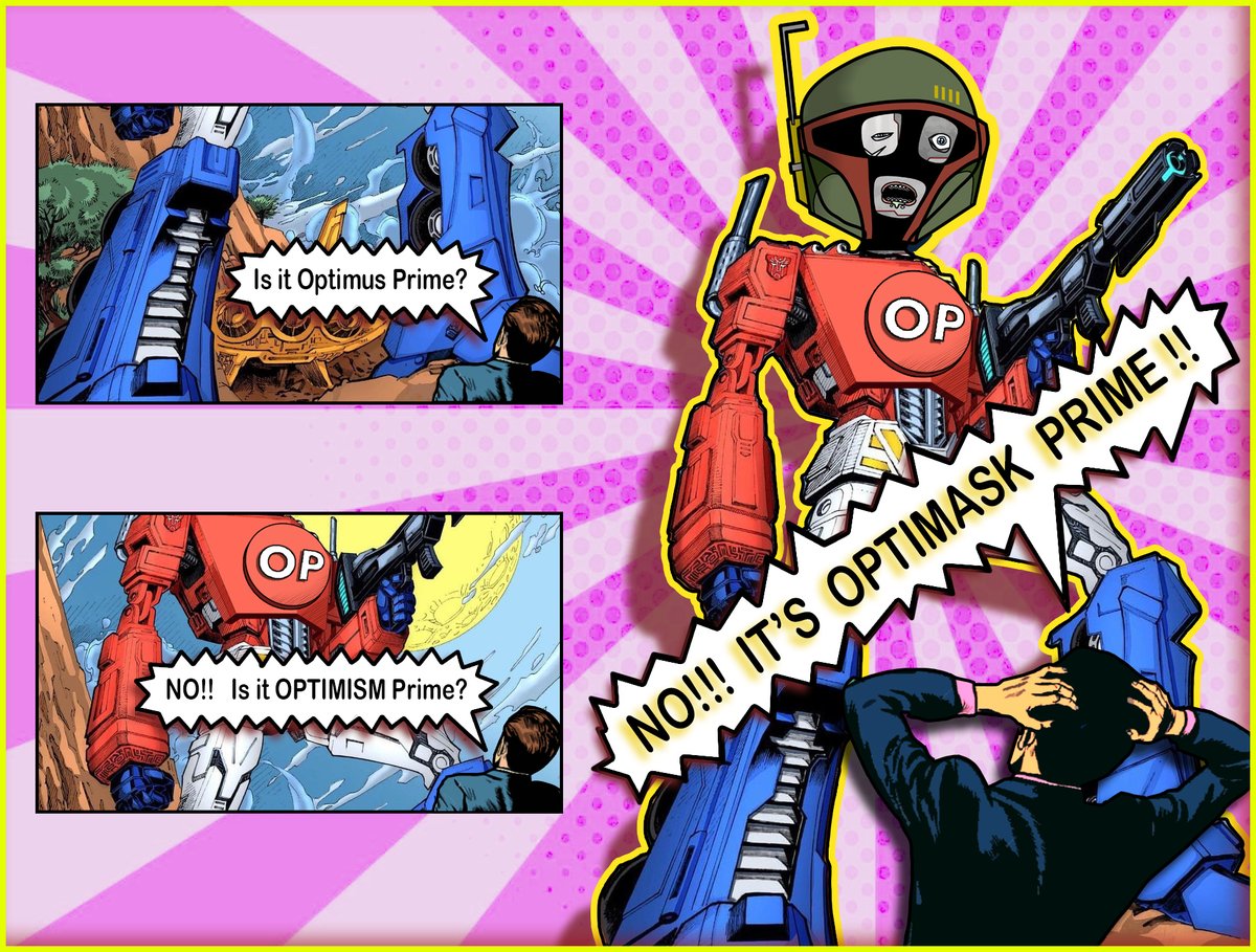OptiMaskClub's tweet photo. Best Layer? #Optimism #L2 π΄
Best Transformer? #Optimask Prime!π€£π€£
@OptimismMemes @OptiMaskClub https://t.co/FTD3n7DdRY