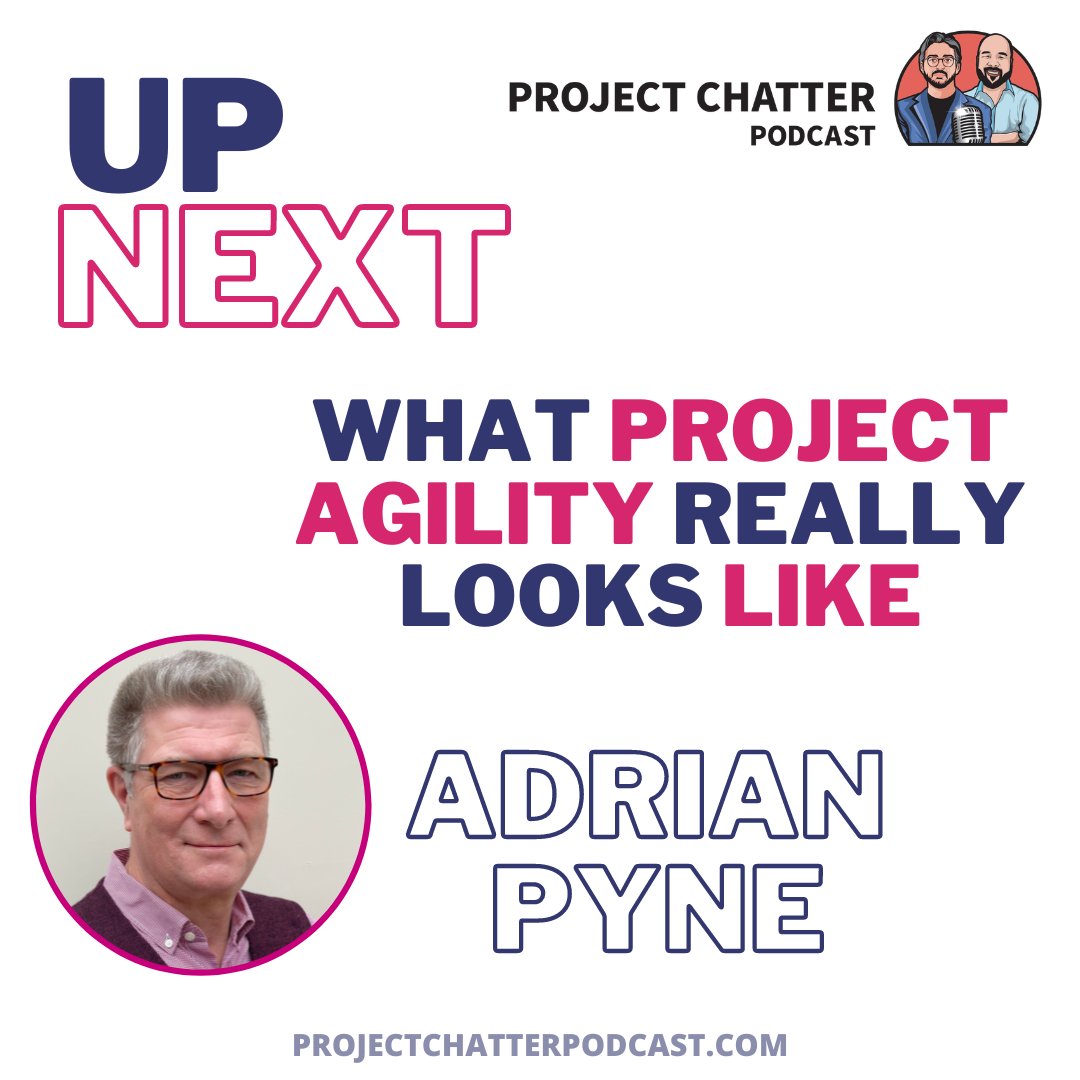 projectchatter's tweet photo. 💥 Up Next: What project agility really looks like with Adrian Pyne!

While you wait: https://t.co/ufH2IeUFkH

Sponsors 
@PlanAcademy
@ineightsoftware 
@Prosci 
@justdo_com  
👉  $75 off https://t.co/WazlVbpzvD
👉 Free https://t.co/B0swlWmr3g

#ProjectChatterPodcast https://t.co/RC4JphymYd