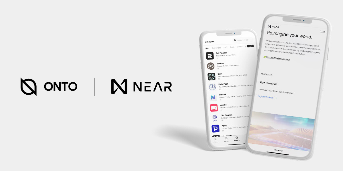 ONTOWallet's tweet photo. #ONTO is excited to integrate @NEARProtocol, a climate-neutral, high-speed, and low transaction fee L1 #blockchain platform! 🥳 @NEAR_Blockchain

📲 You can now easily manage your assets and access #dApps on the #NEAR chain ⛓️ in #ONTO!

Give it a spin 👉 https://t.co/g2xVrFwvwj https://t.co/MaXiYjRRwX