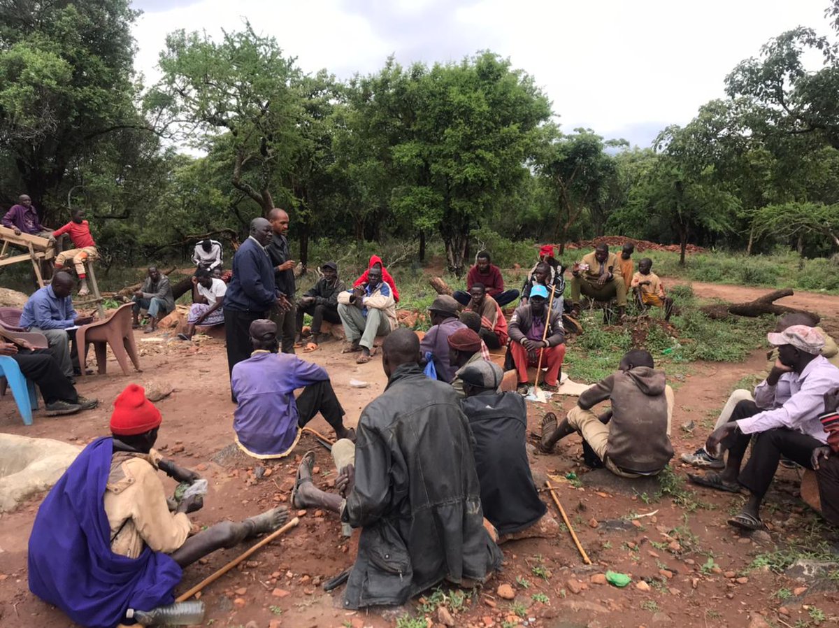 MinistryWest's tweet photo. MINING:
The Natural Resources team conducted a public sensitization meeting to educate the miners on Mining, Environment Management and Water Acts. In attendance were  Water Resource Management Authority-Upper Turkwel Office and @NemaKenya-West Pokot @WPCGovernment https://t.co/0gPVXMK858