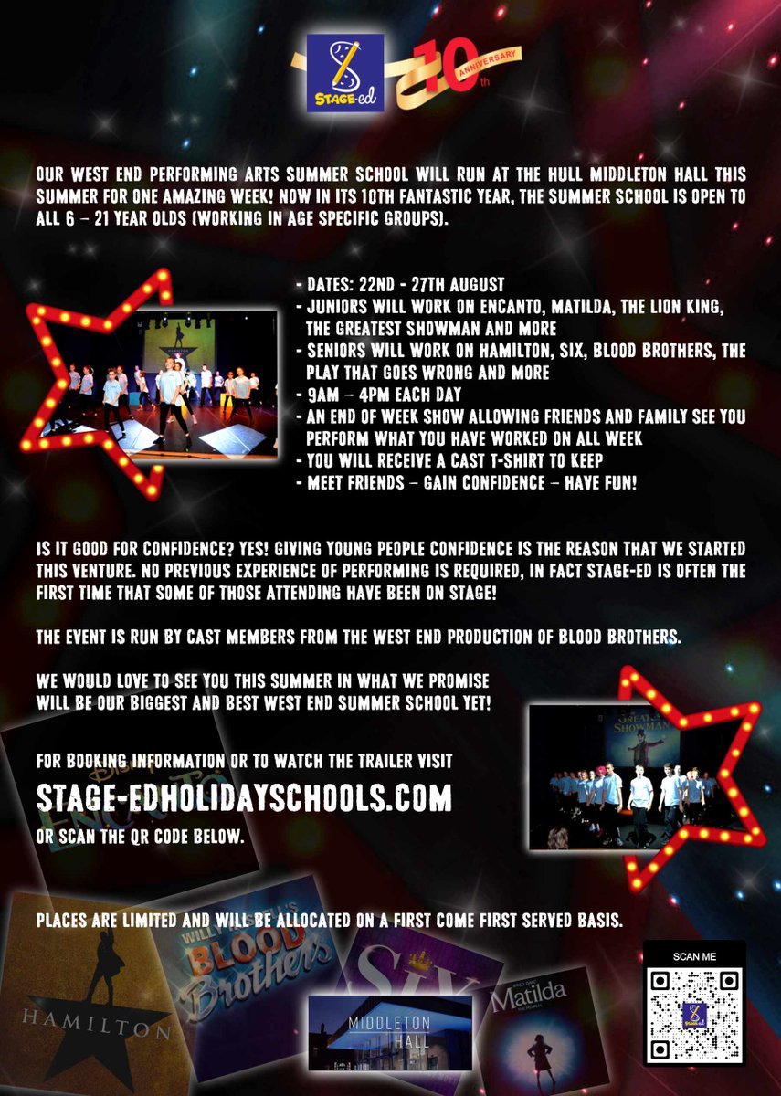 DeltaCravenEWO's tweet photo. What a fantastic opportunity for children to take part in over the summer holidays! We know our children are fantastic performers at @DeltaCraven. If you are interested, visit the website on the picture below for more information on this exciting event. https://t.co/2RRlYrBsUr