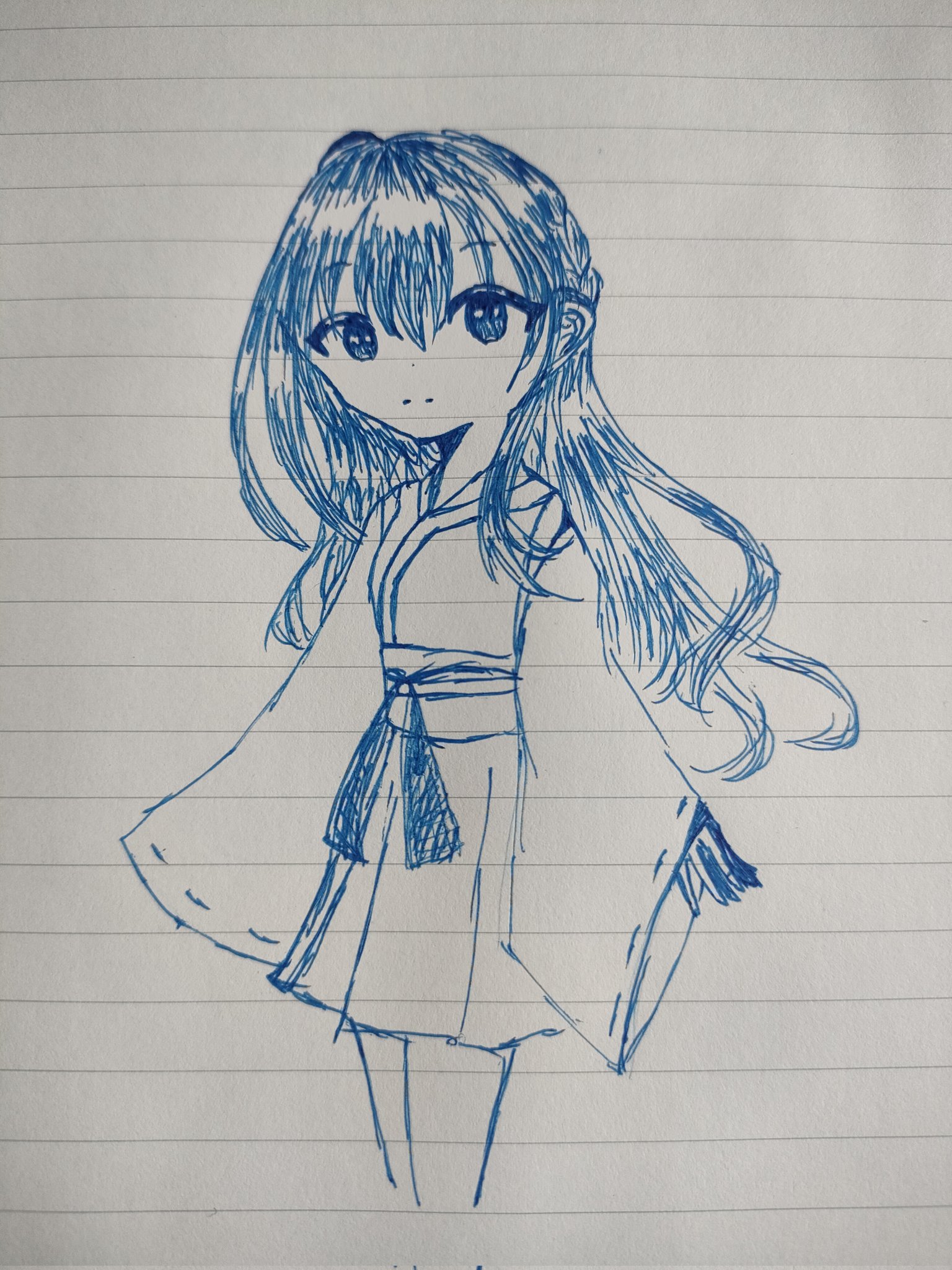 空彩 さく そらいろ さく スランプ来そう あと手がミスってるのは気にしたら負けやで ボールペンイラスト イラスト フォローお願いします スランプ T Co Uosiodwaa4 Twitter