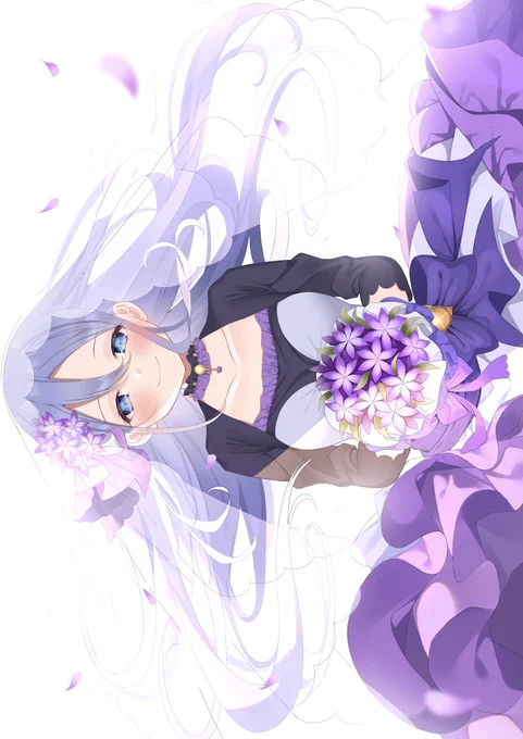 #宵崎奏 
#プロセカ 
企画で描かせて頂きました✨
花嫁衣装の宵崎奏ちゃんです! 