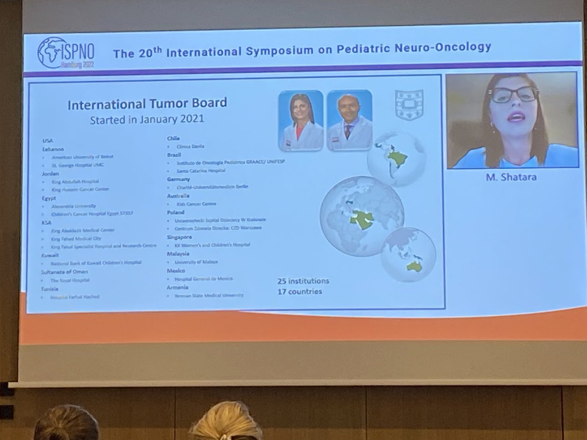 Dr Margaret Shatara representing ⁦<a href="/WUSTLmed/">Test Account</a>⁩ presenting her tremendous work developing an international tumor board at #ispno2022 ⁦⁦<a href="/sweetomaggie/">Margaret Shatara</a>⁩