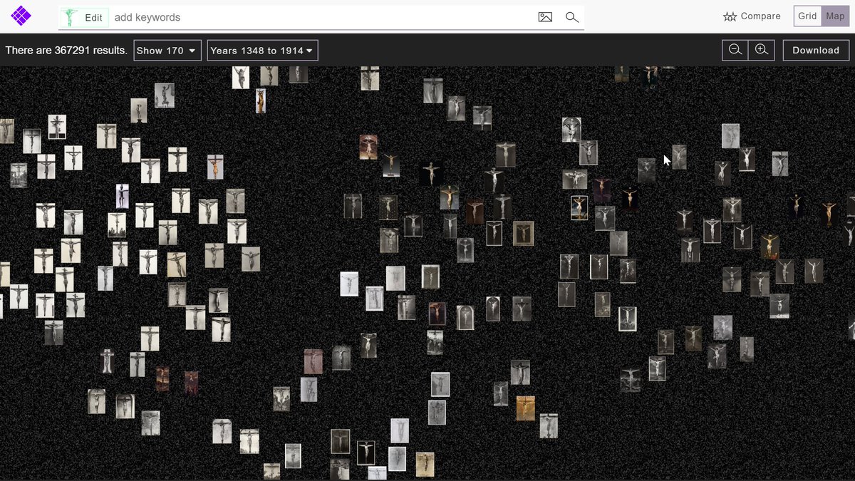 HxxxKxxx's tweet photo. Bildkritik: Wie helfen uns Datenvisualisierungen, die Kunstgeschichte auf neuartige Weise zu verstehen? Wie können wir Metabilder mit den Erfahrungen der Bildwissenschaft „lesen“? 
#userinterface #semanticgap #metabild #metaimage https://t.co/ZkUpD9wVcV