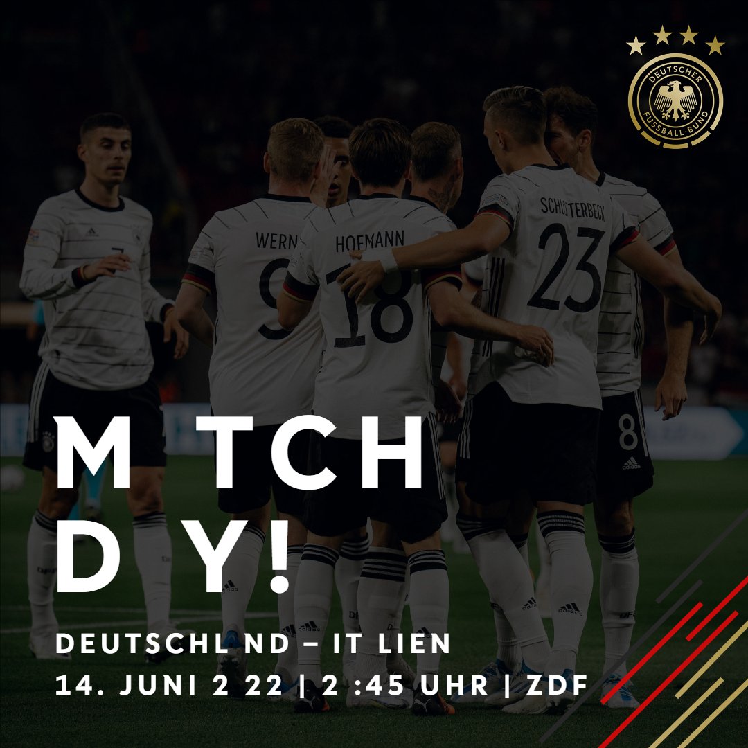 M TCHD Y! 🇩🇪🇮🇹

🅰️,🅱️ und 🅾️. Erst wenn’s fehlt, fällt’s auf!
Spende Blut beim Roten Kreuz: missingtype.de

#MISSINGTYPE #GERITA #DieMannschaft
📸 DFB/Philipp Reinhard