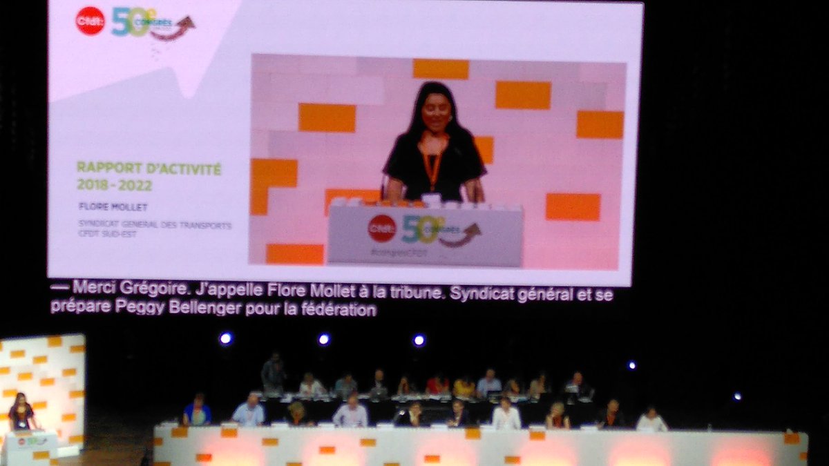 kcn1618's tweet photo. Intervention de @floremollet a la tribune pour le SGT-SudEst au #CongrèsCFDT 
@stf06 @udcfdt06 https://t.co/2ko75ToDrY