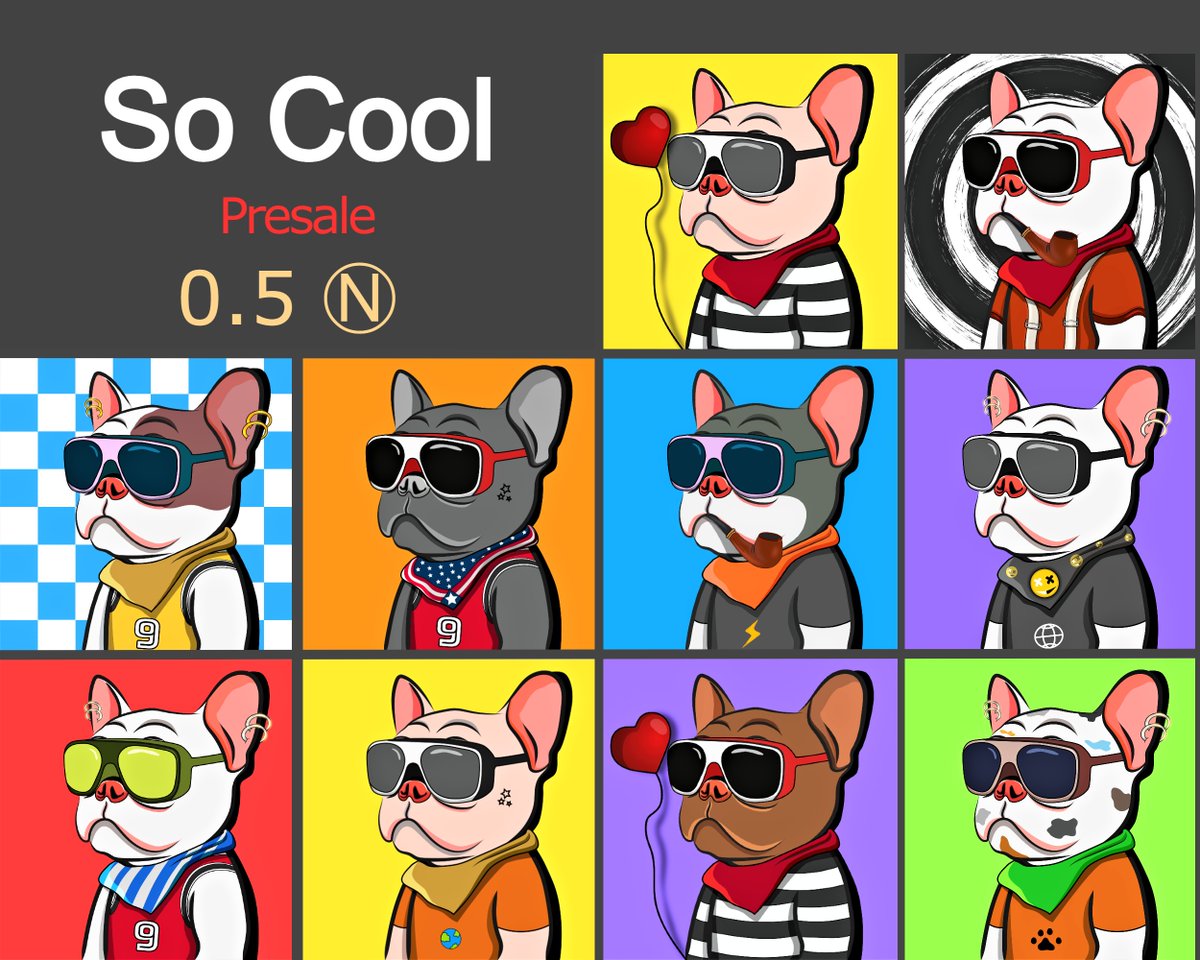 🔥 Presale 0.5 Ⓝ 🔥

go see the privileges in the discord 🔻
Discold: discord.gg/ZbuSDvwHvW
.
Paras: paras.id/collection/so-…
Twitter: x.com/SoCool_NFT

#NEARnft #NFTartist #NFTCommmunity 
#NFTdrops #NFTGiveaways #NearCollection 
#NFTTHAILAND #PARASnft  #nftcollector