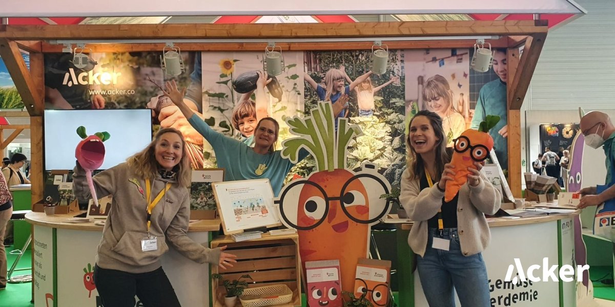 Auf der #didacta war einiges los: Unser Stand war gut besucht und wir haben uns mit vielen Pädagog*innnen über #Bildung und #BNE ausgetauscht und fleißig Networking betrieben. 💚
