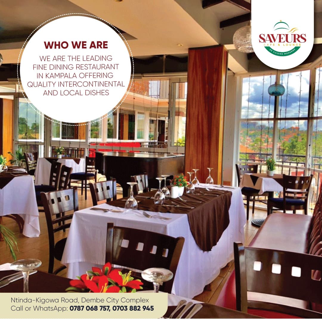 SAVEURS_LOUNGE's tweet photo. This is us. With quality and warm reception, be ready to Dine with us at any time of your day. We are always ready to receive you.
Make Reservations, bookings or place your orders by calling us on the numbers above.
#restaurantsinkampala
#diningtime #saveurs https://t.co/2rvOubZb6y