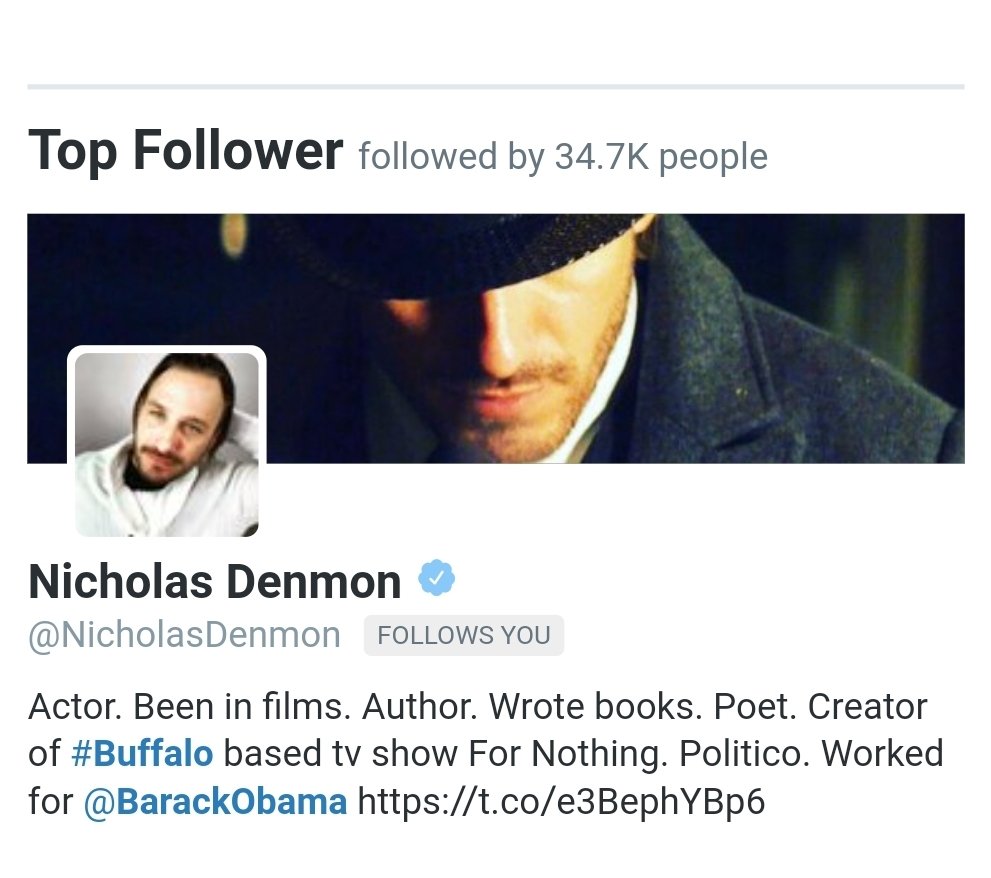 BlazingMinds's tweet photo. Introducing our #TopFollower according to @Twitter, check out @NicholasDenmon's profile and many thanks for the follow 🙏🏻 https://t.co/fuQ67lpCYA