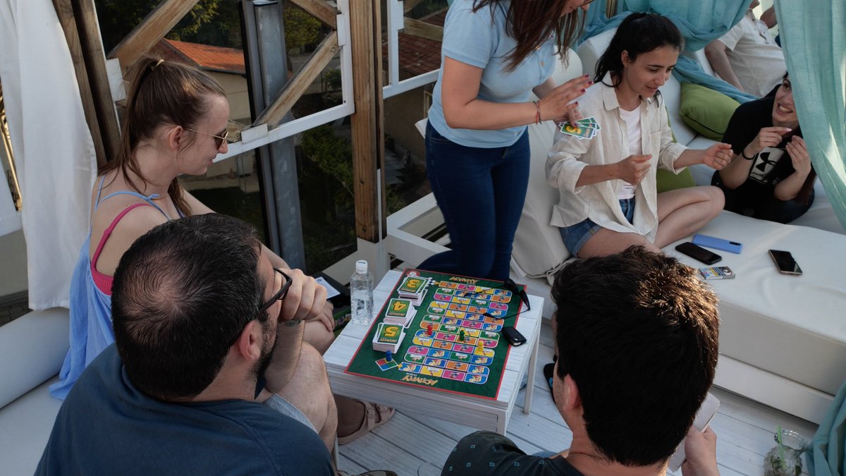 droxicdotcom's tweet photo. #Droxic in-person #teambuildings are back. Party + funny games + paintball + nature = the best #Droxic team ever.🎉✨️ https://t.co/r5XlM9XMNr
