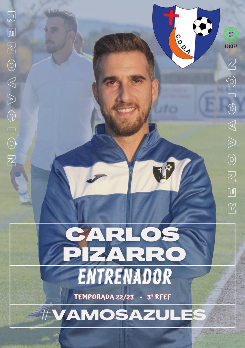 🔊 𝗢𝗙𝗜𝗖𝗜𝗔𝗟 🔊

➡️ <a href="/MRCARLOSPIZARRO/">Carlos Pizarro</a> renueva como entrenador del CD Don Alvaro para la temporada 22/23

¡VAMOS, MíSTER!
 
🔵⚪🔵