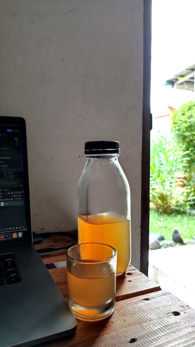 Ya bekerja
Ya berkarya
Minumnya tetap Kombucha

#backtowork 
#backtocraft
#kombucha
#kombuchablimbingwuluh