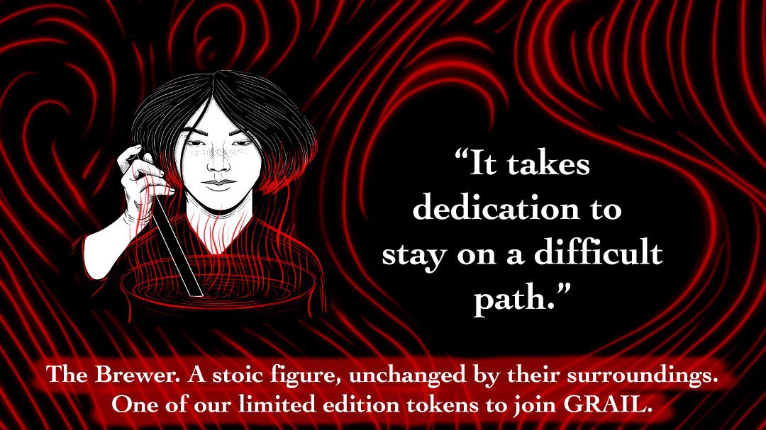 GrailNFTProject's tweet photo. How are you doing in this crazy market, Grail family? https://t.co/uem6JKvE2G