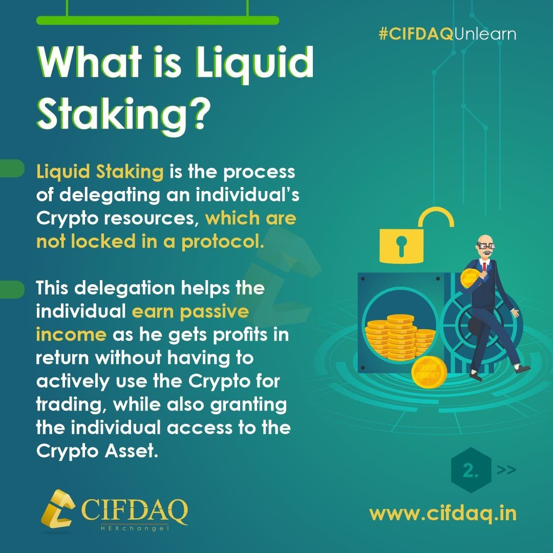 cifdaq's tweet image. What is Liquid #Staking in #Crypto?

✅ #CIFDAQUnlearn is here to educate you on Crypto

💡 Share with your Friends, Family Members, Clients &amp;amp; Investors ✔️

#CryptoMarket #cryptocurrency #DidYouKnow #BTC #CIFD #NFTs #DeFi