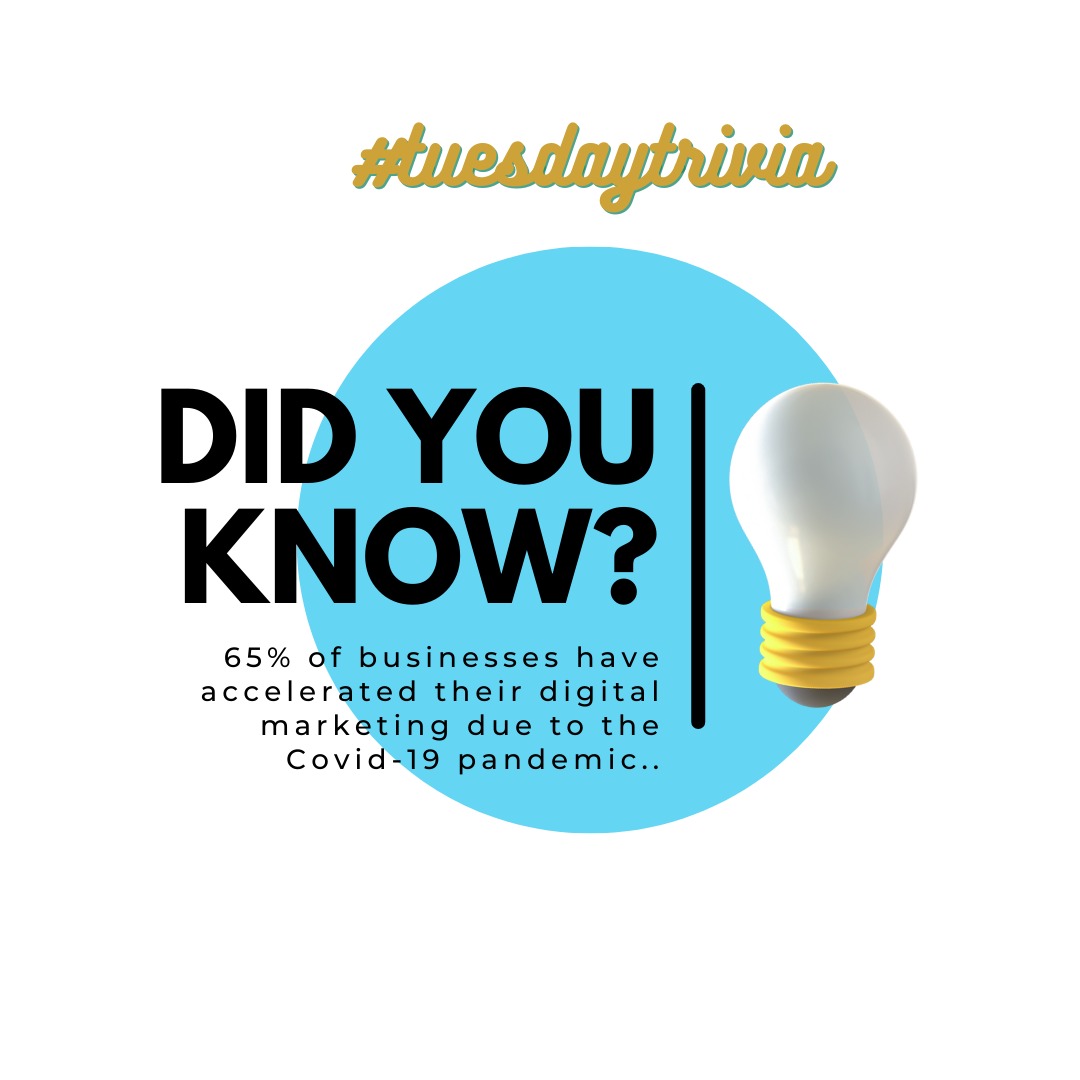 Did you know?
Tuesday Trivia!!
#interestingfact #TuesdayTrivia #DidYouKnow #trivia #quicktrivia #DigitalMarketing