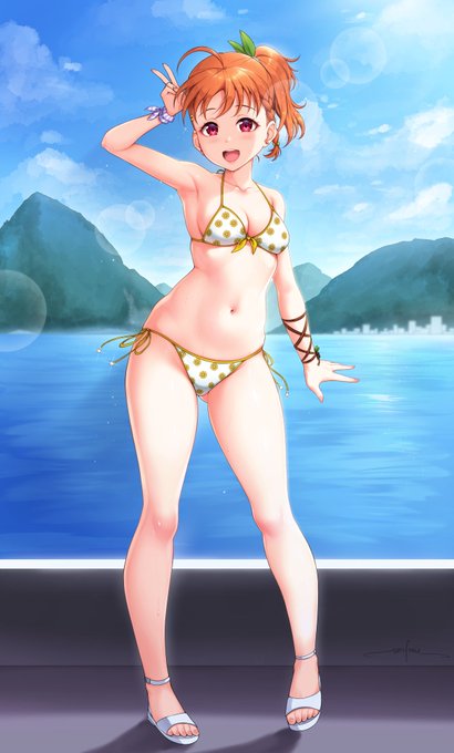 Chika is ready to spend the whole summer with you ❤️🍊
#LoveLiveArtDiscordChallenge 
