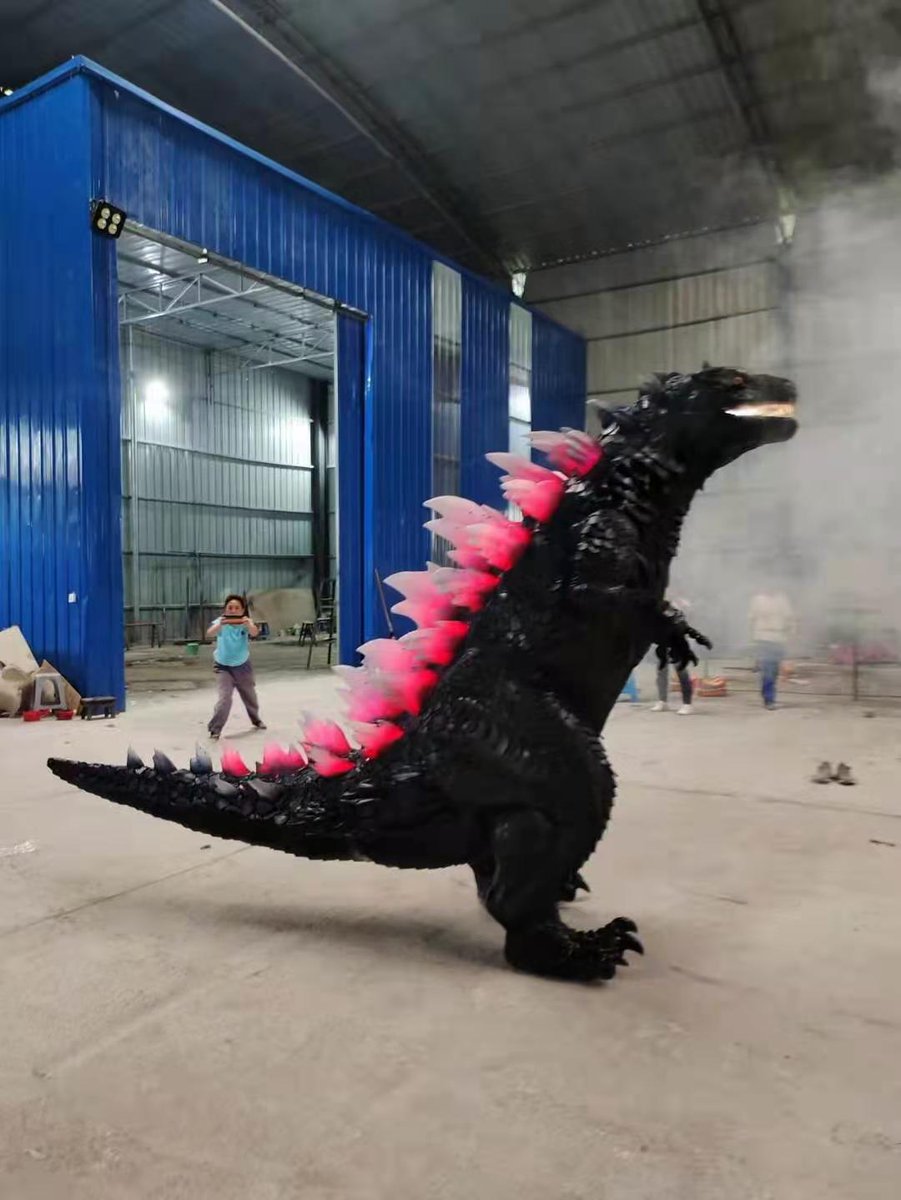 Any one like the Godzilla costume? text me #Godzilla #mascotcostume #godzillacostume #animalcostume #moviecharactercostume