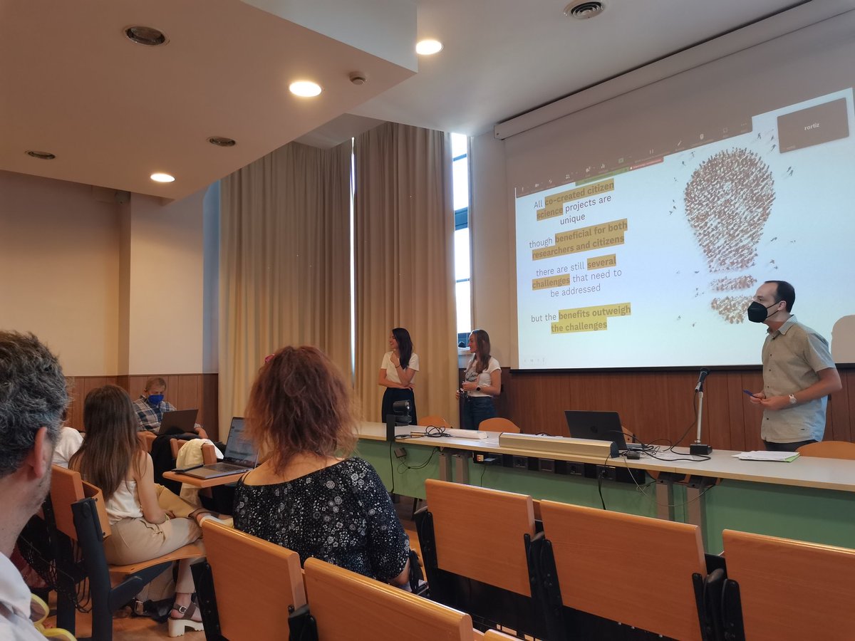 Today, we are developing the final @CitieSHealthEU event! We are at @SapienzaRoma presenting the results of the #CitSci #Environmental #Epidemiology study! Connect online:
citieshealth.eu/2022/05/04/fin… #CitizenScience cc @EUCitSciProject @CitSciAssoc @CitSci @Ideas_4_Change