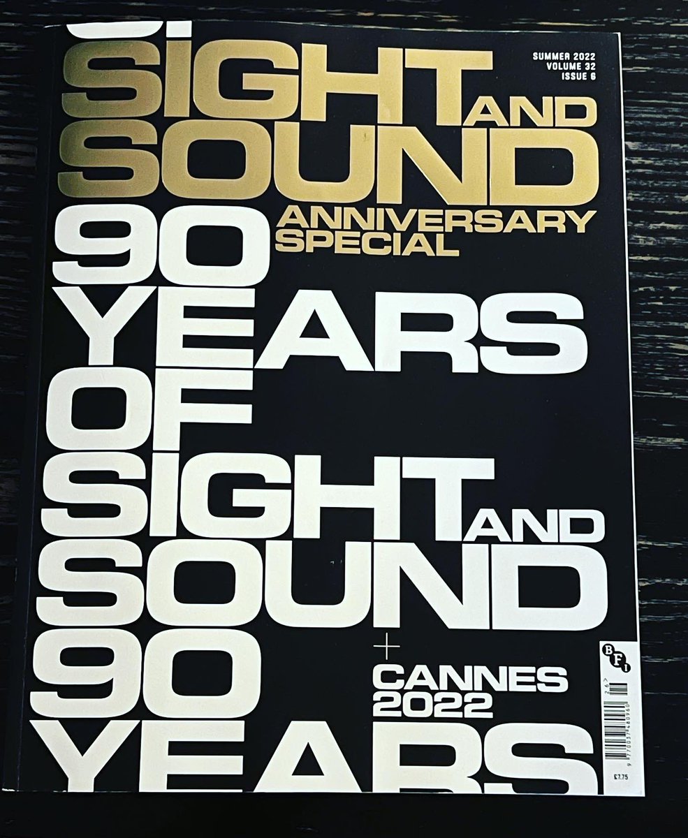 edgarwright's tweet image. Am honoured to have written a piece for the 90th anniversary edition of @SightSoundmag alongside many great film writers and contributors. If you get a copy (and you must) please enjoy my talk with @Daniels about their amazing film #everythingeverywhereallatonce￼ and much more…