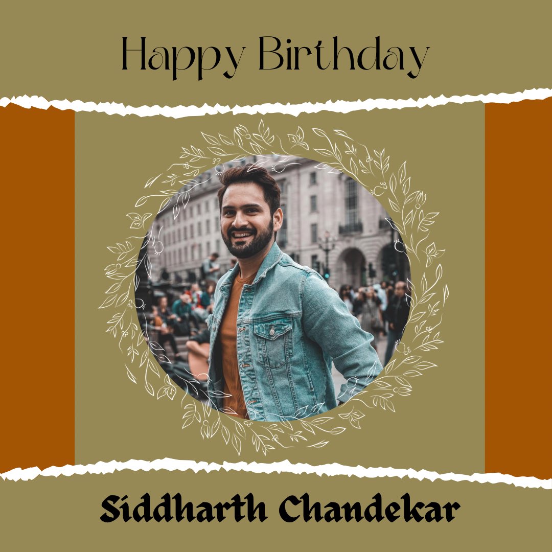 sangeetmarathi's tweet photo. Happy Birthday #SiddharthChandekar 😇🎉🎂

#siddharthchandekarbirthday #siddharthchandekar https://t.co/K07p08vvRC