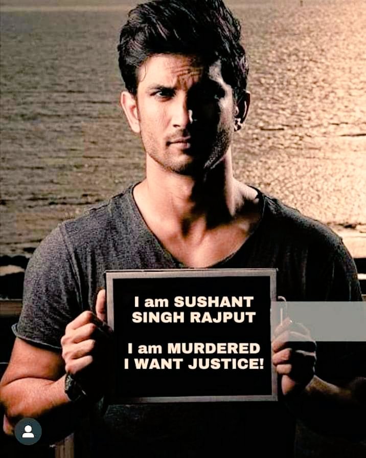 Mahornikhil1969's tweet photo. I am Sushant Singh Rajput
I am Murdered
I want justice @PMOIndia @HMOIndia  @IPS_Association 
@DoPTGoI  @indSupremeCourt 

2years Of Injustice To Sushant https://t.co/zOu37kCjey